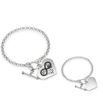 National Parents' Day❤Personalized Infinite love Heart Bracelet - I'm Always With You - Memorial Gift