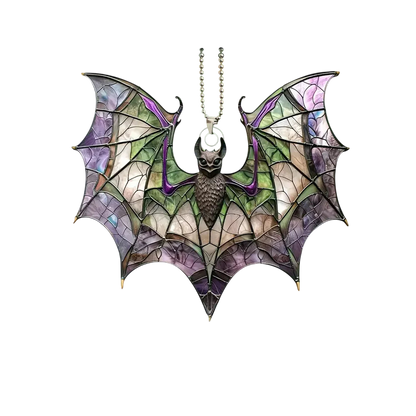 Bat Purple Acrylic Ornament - Bat lovers gift